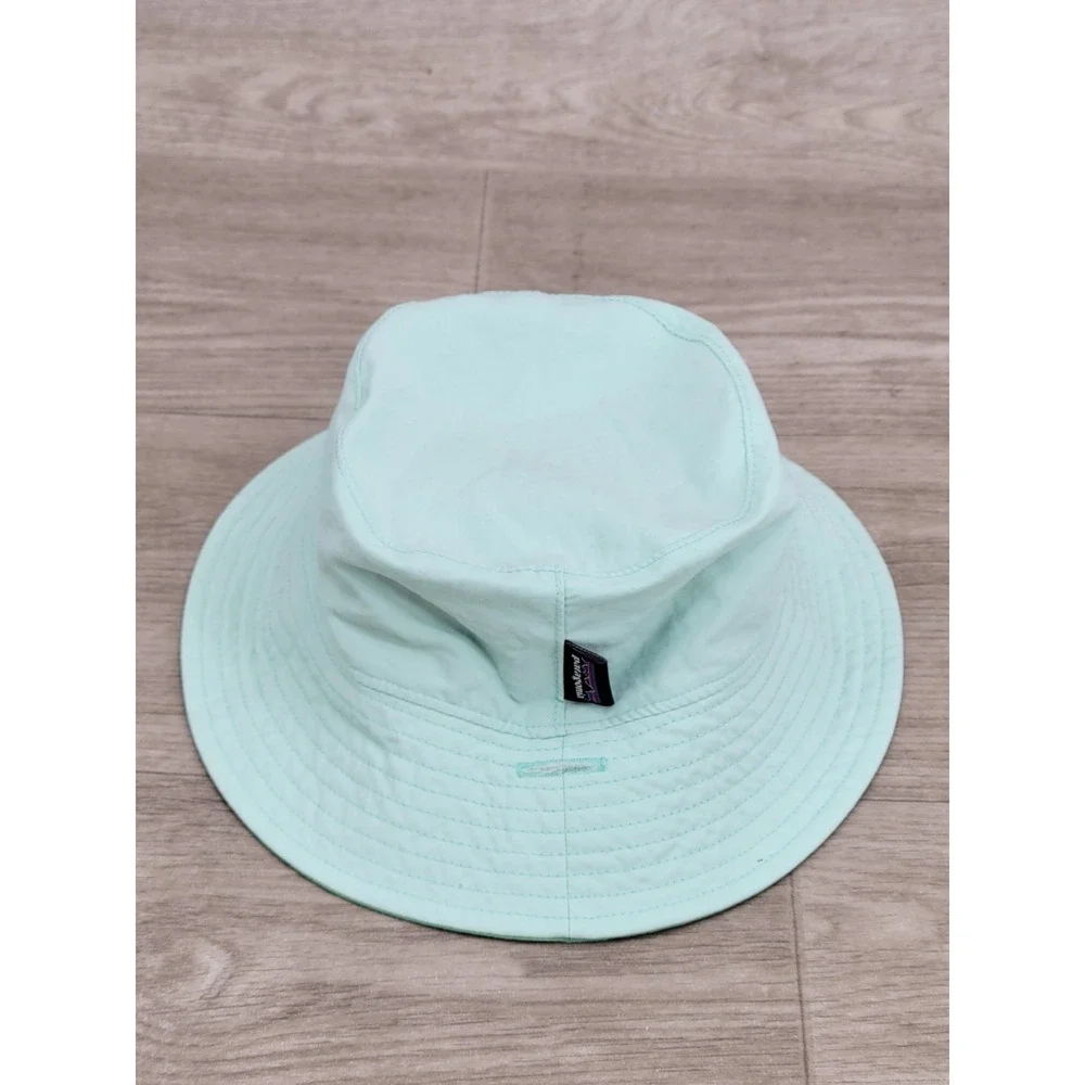 Patagonia Kid's Trim Brim Sun Hat Teal Green 3-6 M
